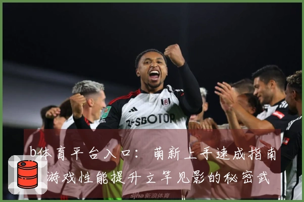 b体育平台入口：萌新上手速成指南，游戏性能提升立竿见影的秘密武器